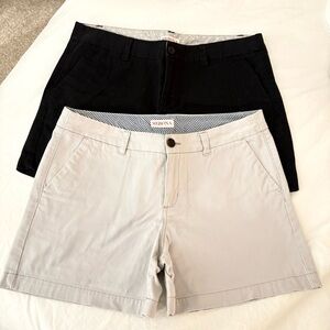 Black and Grey Women's Shorts Set